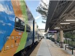 View of Tri-Rail Train # P664 at Opa-locka depot-looking north 